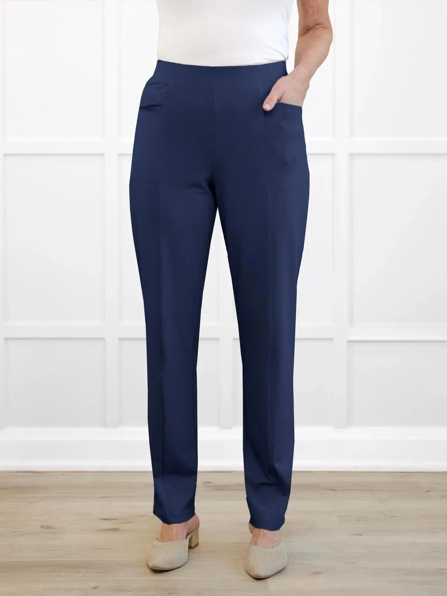 Tibby high waisted straight leg pant