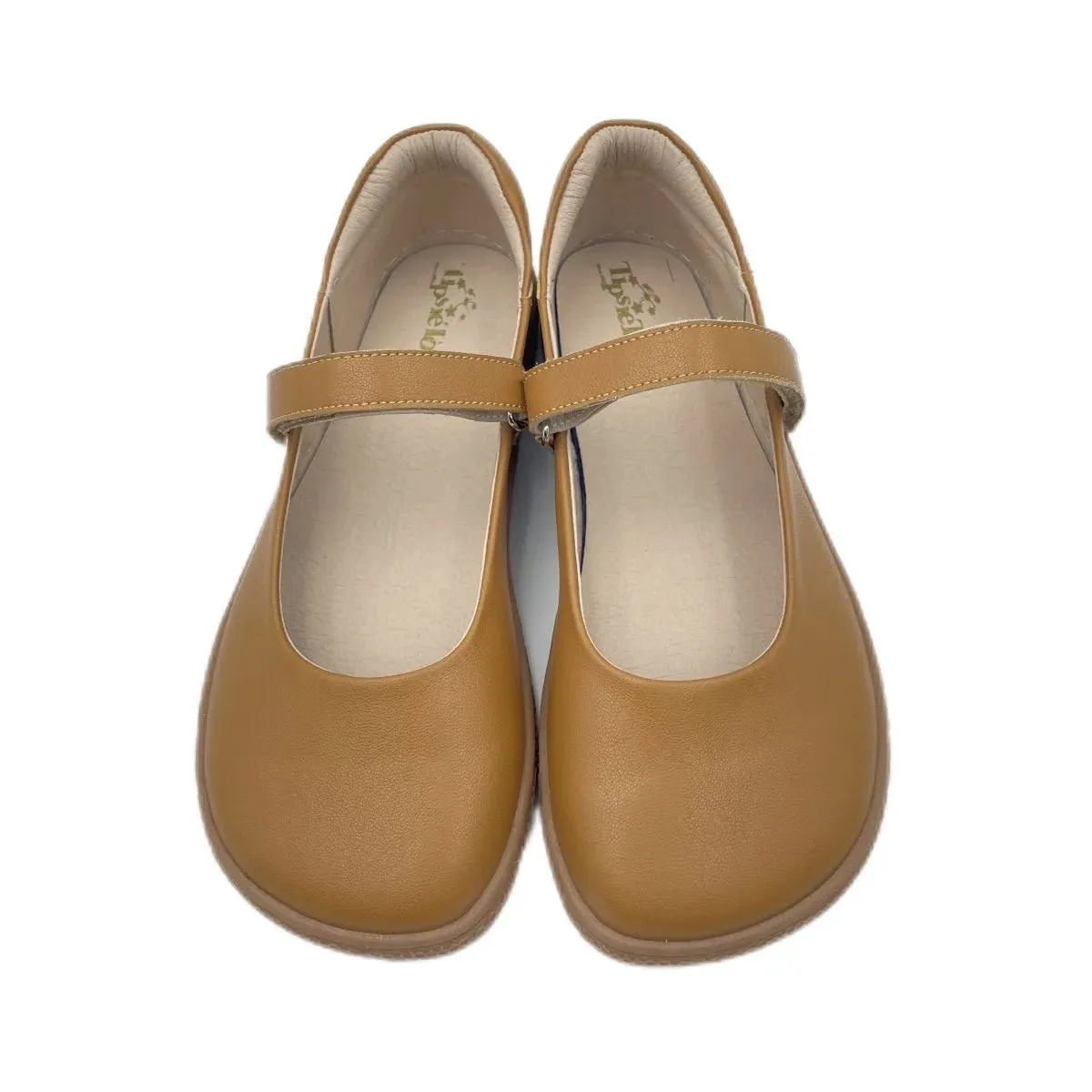 Tipsietoes Barefoot Leather Ballerinas - Zero Drop, Wide Toe Box, Lightweight Flats for Women