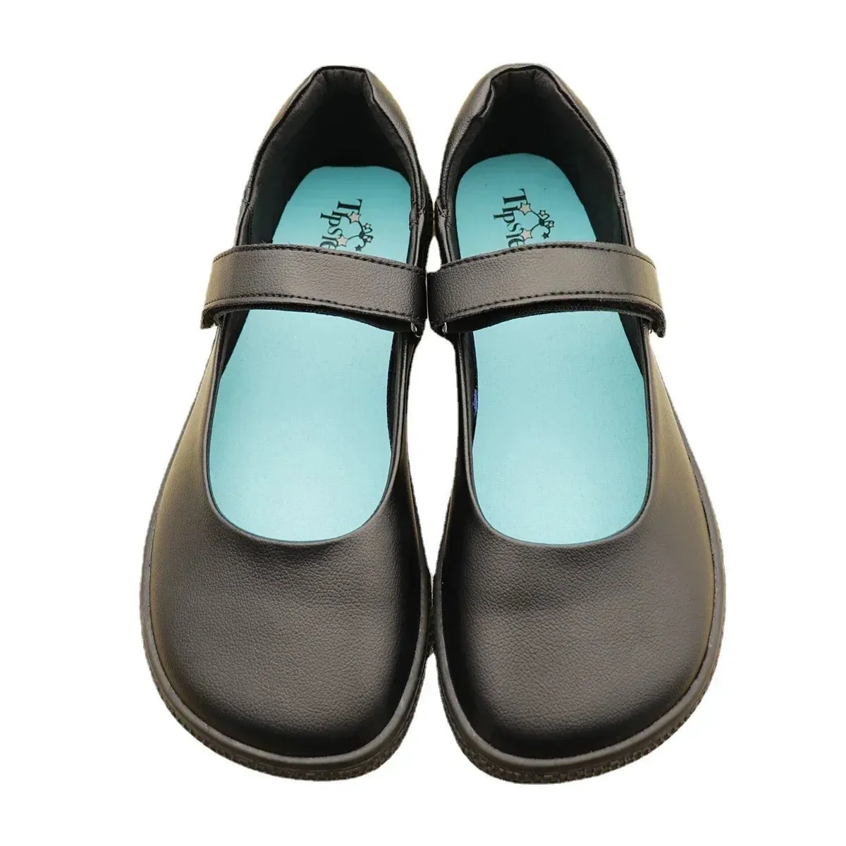 Tipsietoes Barefoot Leather Ballerinas - Zero Drop, Wide Toe Box, Lightweight Flats for Women