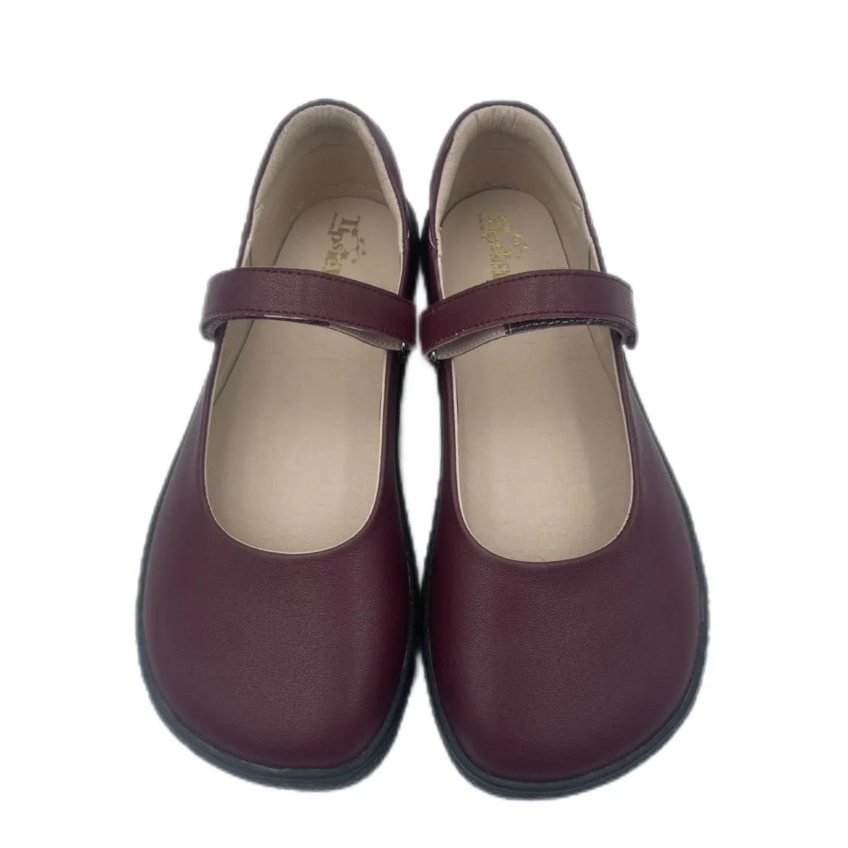 Tipsietoes Barefoot Leather Ballerinas - Zero Drop, Wide Toe Box, Lightweight Flats for Women