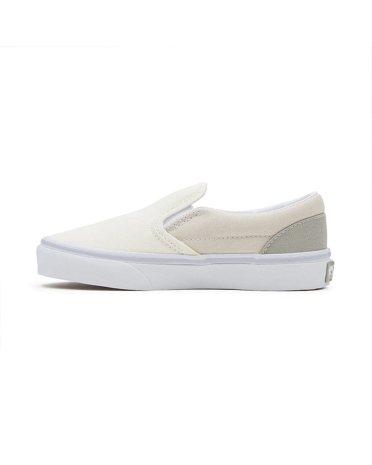 VANS Kids Classic Slip-On Natural Block Trainers - Multicoloured