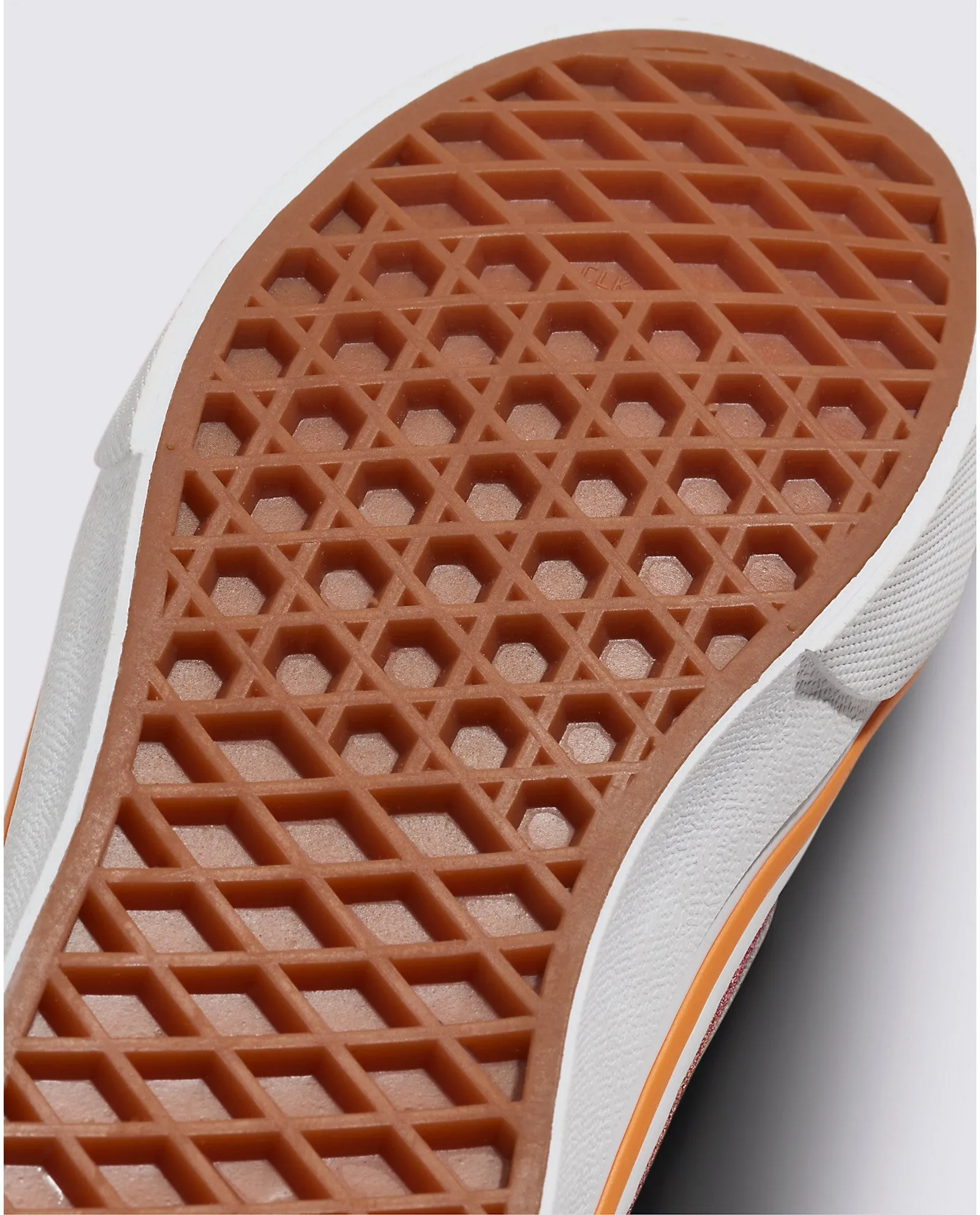 VANS Kids Old Skool V Trainers - Sunrise Glitter / White