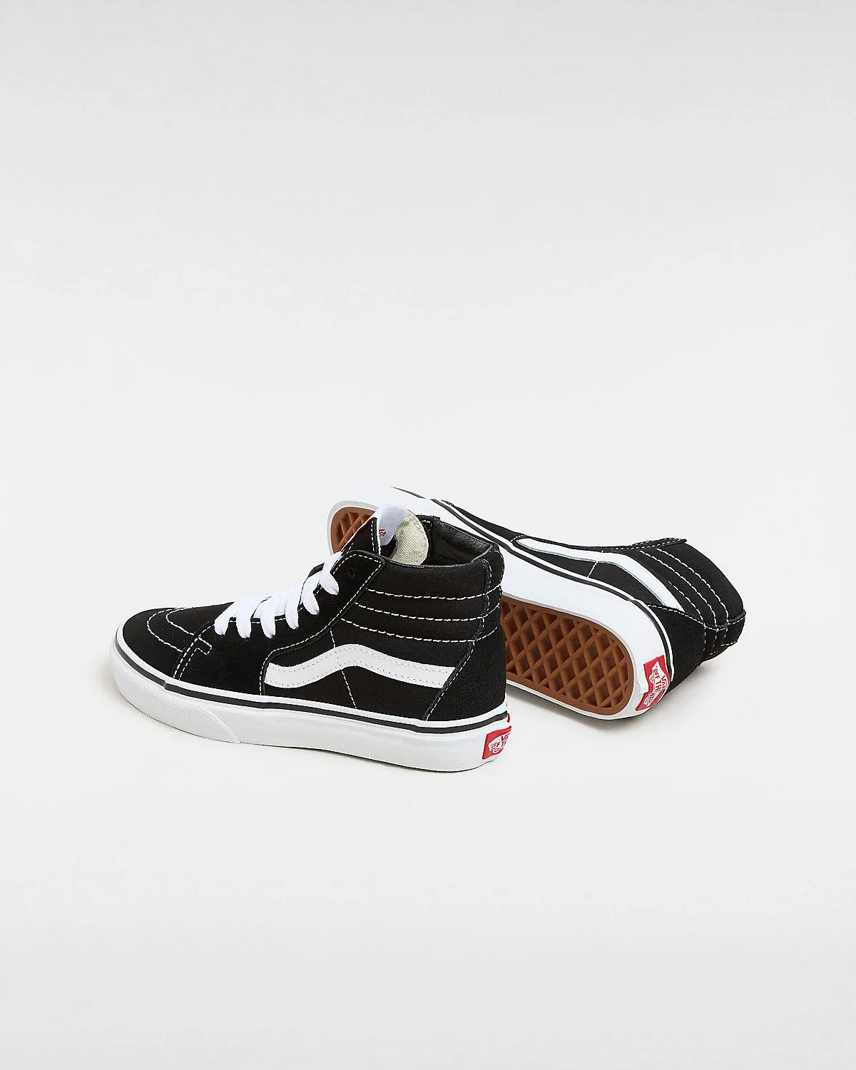 VANS Kids Sk8-Hi Trainers - Black / White