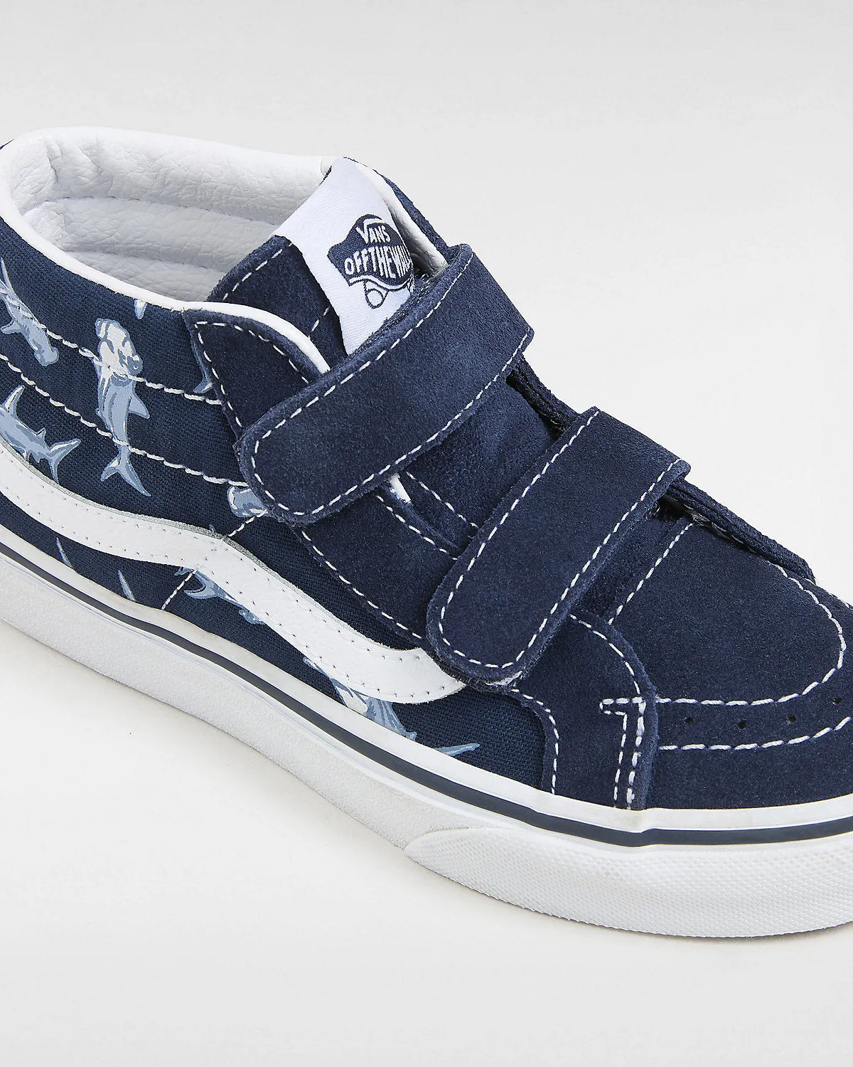 VANS Kids Sk8-Mid Reissue Into The Blue Trainers - Blue