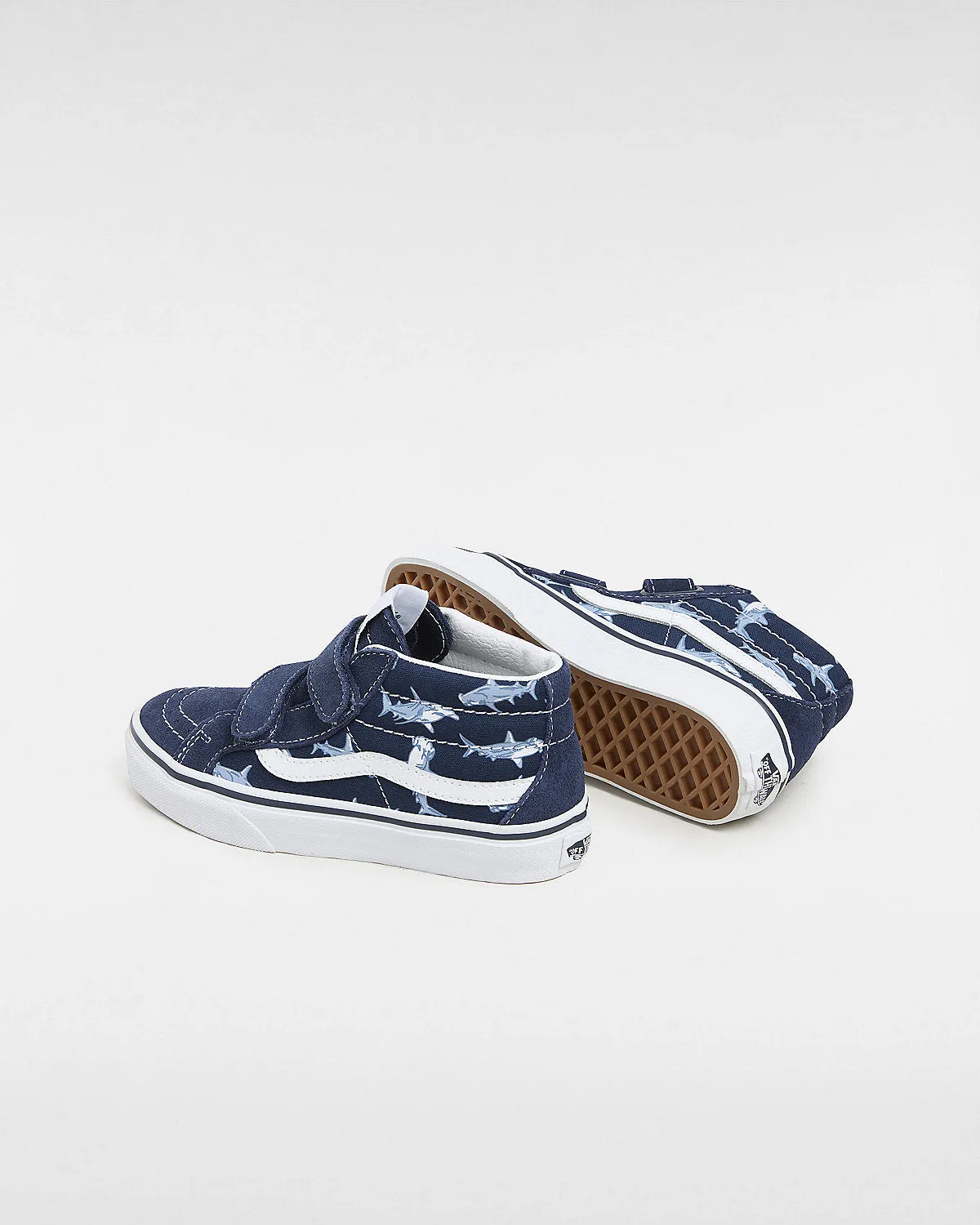 VANS Kids Sk8-Mid Reissue Into The Blue Trainers - Blue