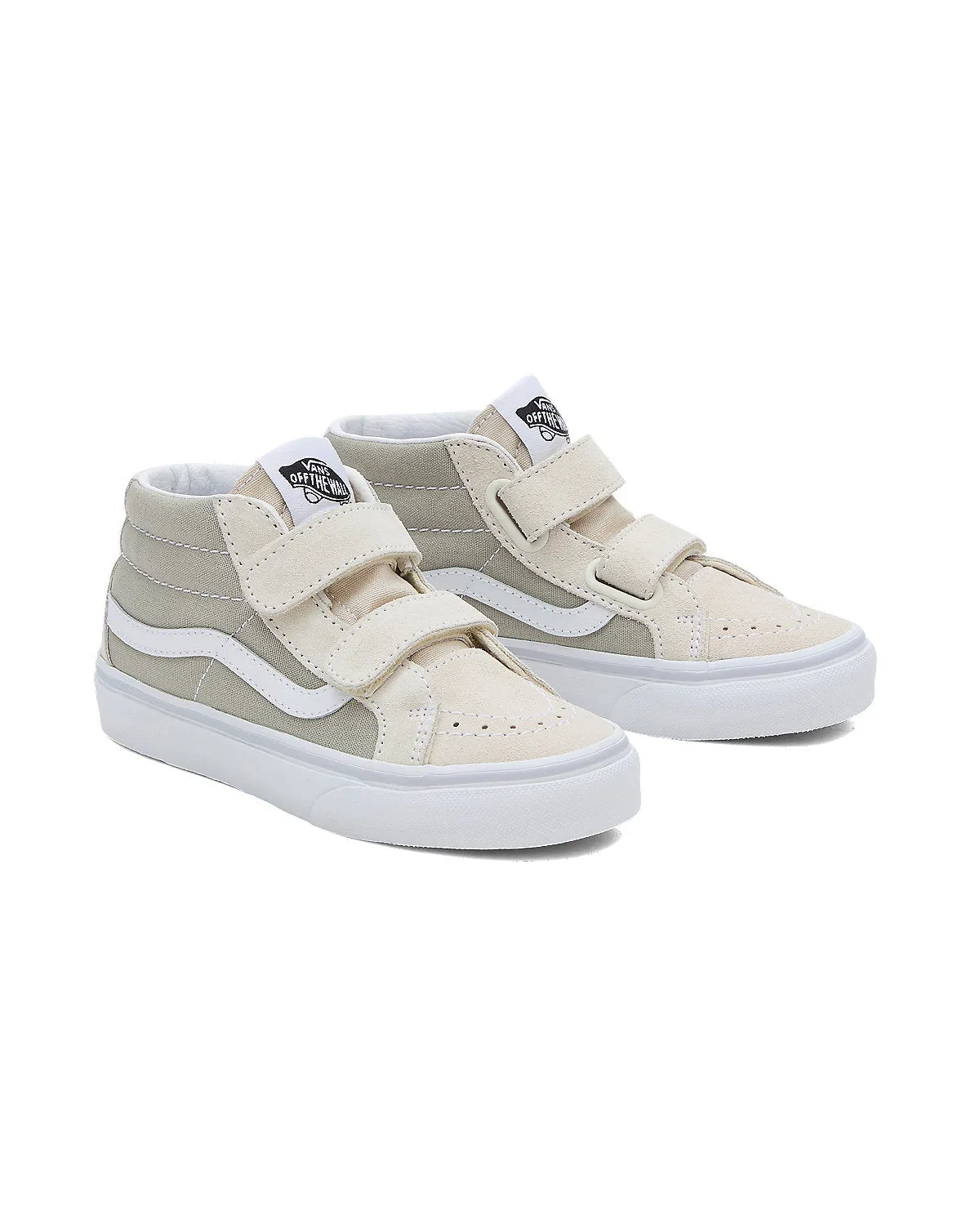 VANS Kids Sk8-Mid Reissue V Trainers - Natural Block True White