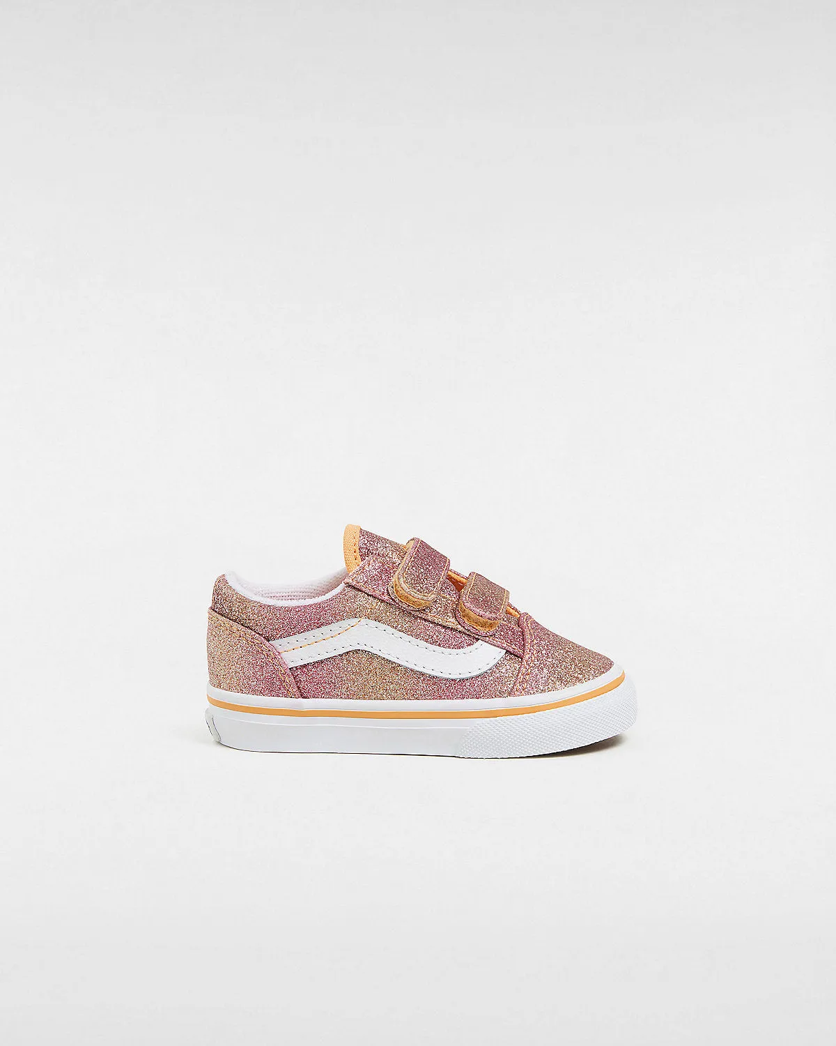 VANS Toddler Old Skool V Trainers - Sunrise Glitter