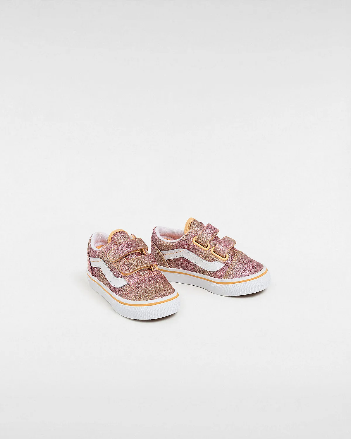 VANS Toddler Old Skool V Trainers - Sunrise Glitter
