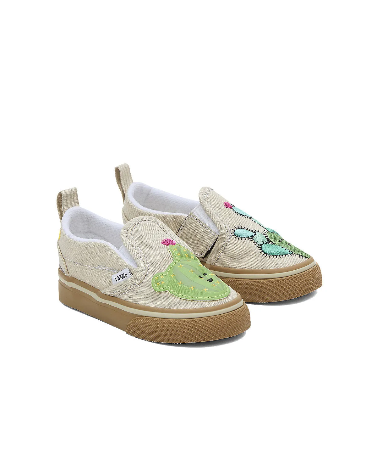 VANS Toddler Slip On Cactus Trainers - Green