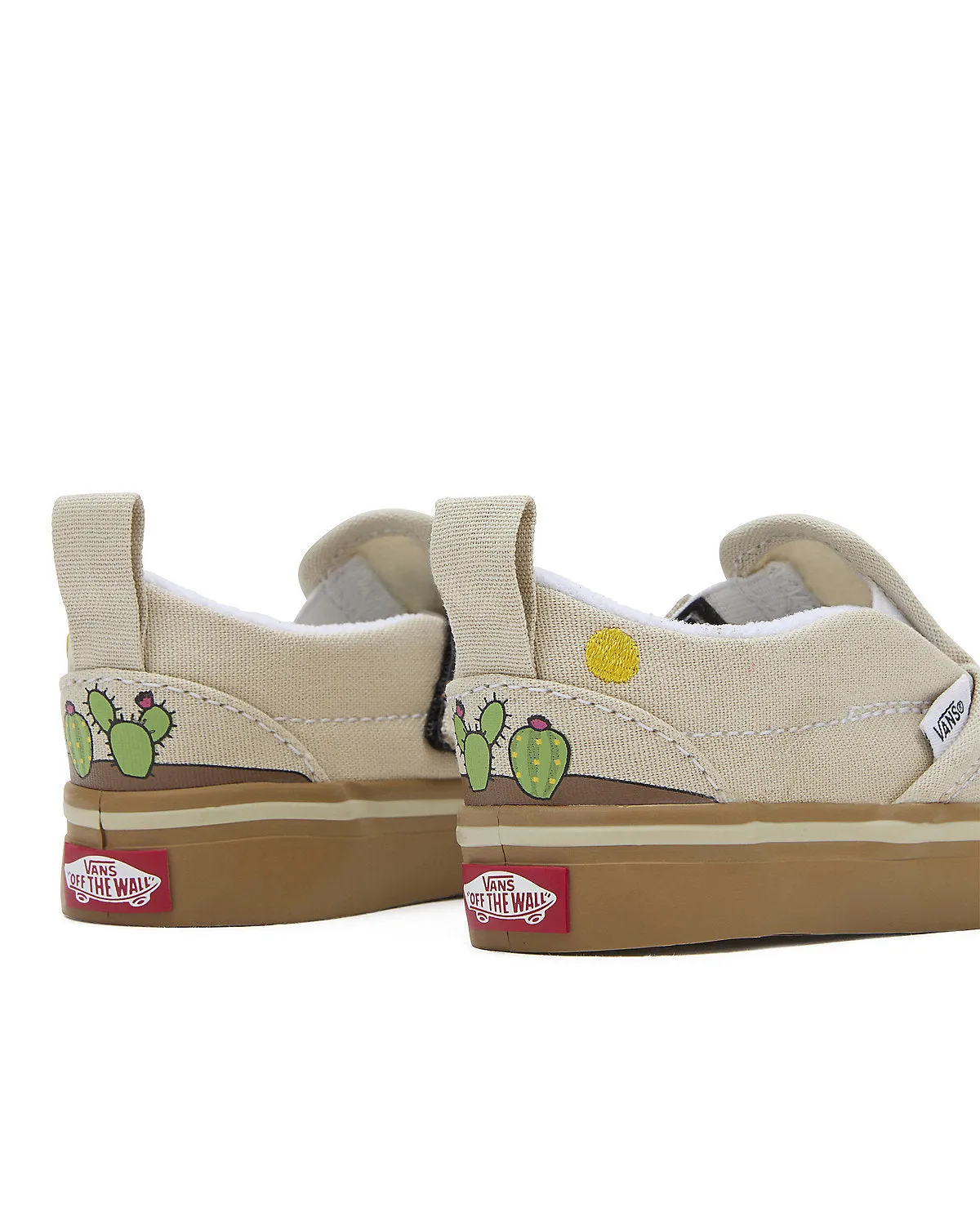 VANS Toddler Slip On Cactus Trainers - Green