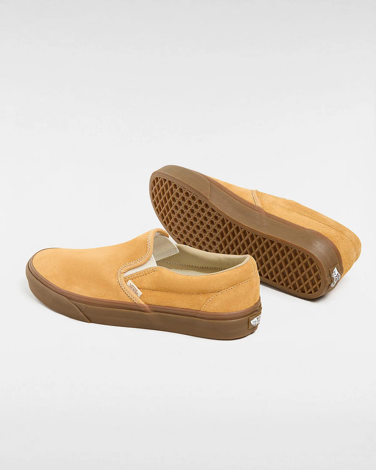 VANS Unisex Classic Slip-On Pig Suede Trainers - Antelope Brown