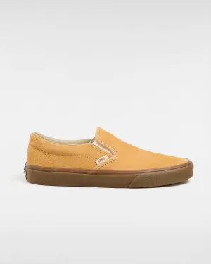 VANS Unisex Classic Slip-On Pig Suede Trainers - Antelope Brown