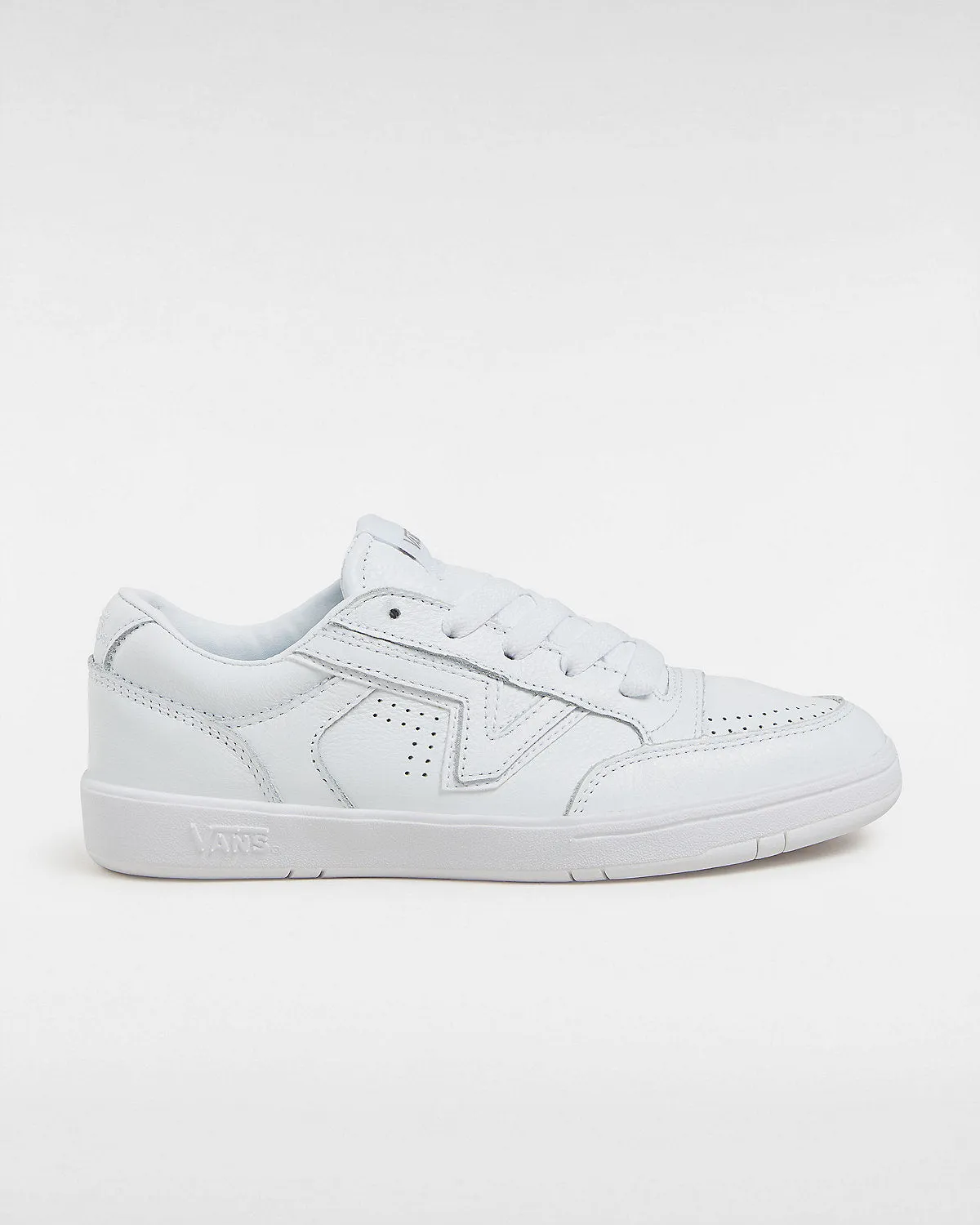 VANS Unisex Lowland ComfyCush Leather Trainers - True White