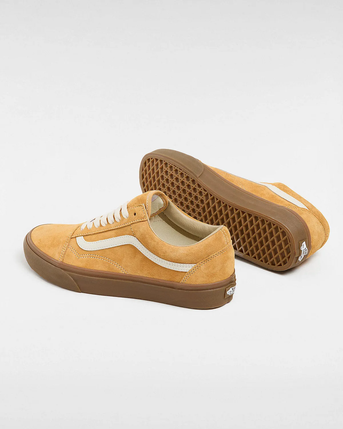 VANS Unisex Old Skool Pig Suede Trainers - Antelope Brown