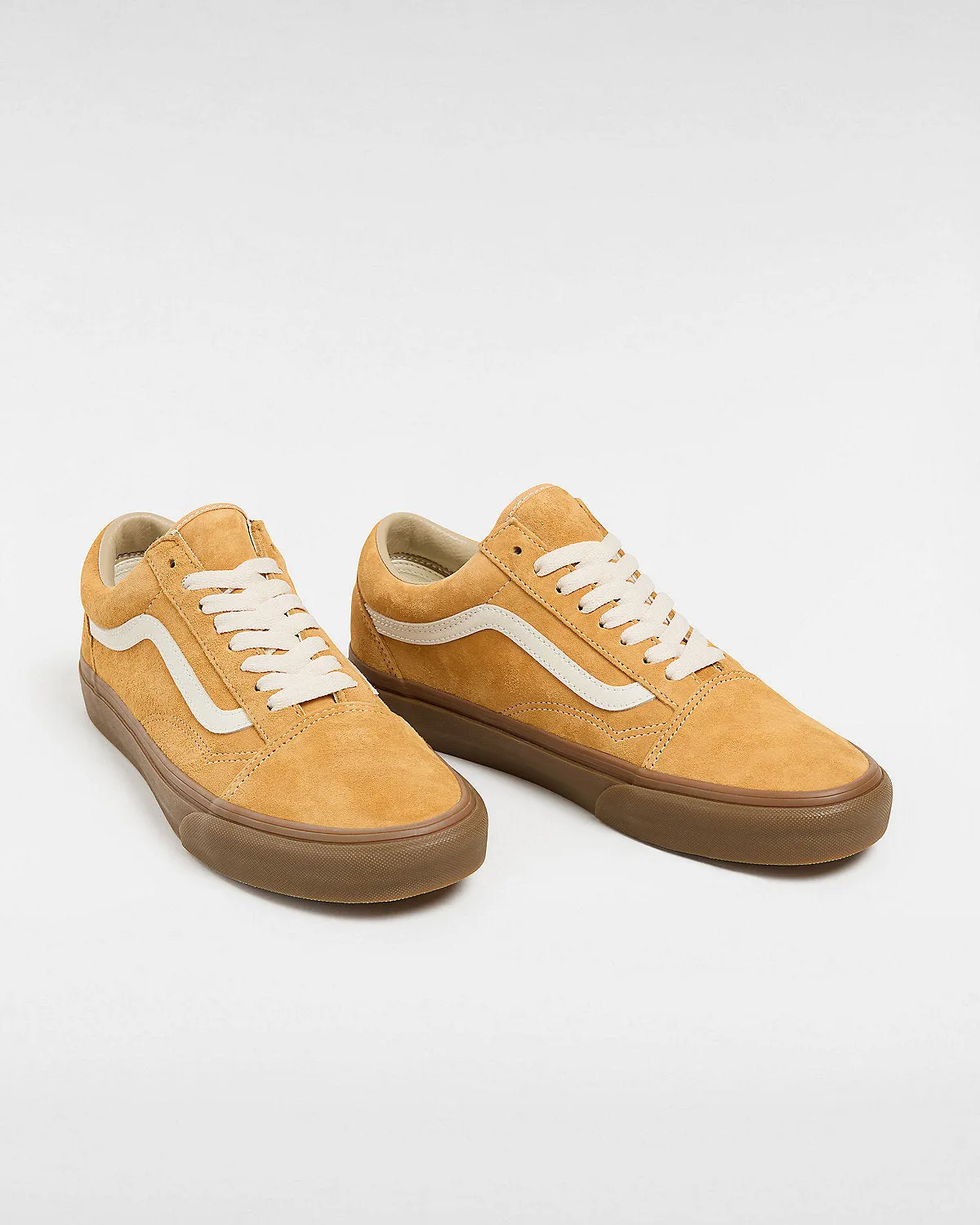VANS Unisex Old Skool Pig Suede Trainers - Antelope Brown