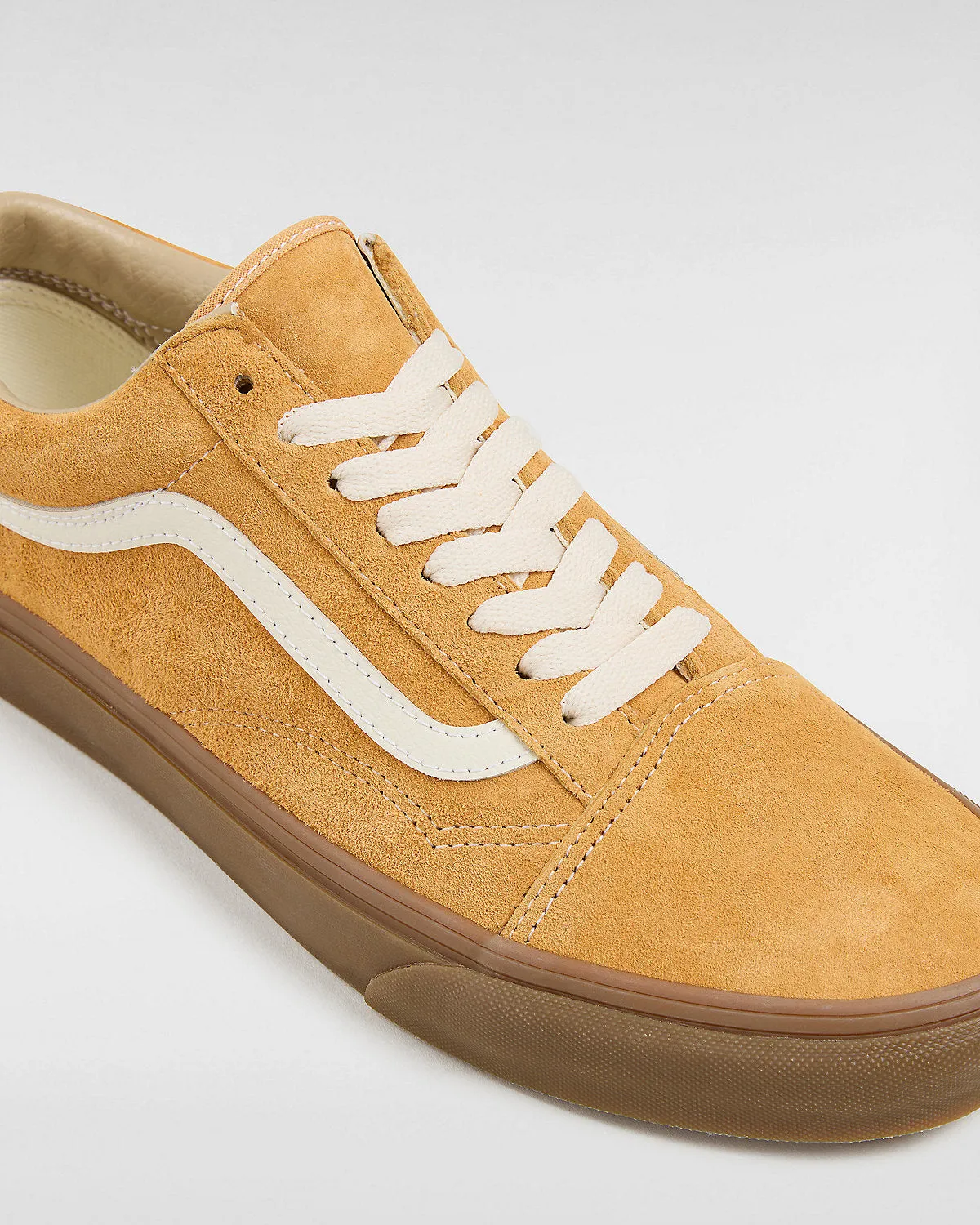 VANS Unisex Old Skool Pig Suede Trainers - Antelope Brown