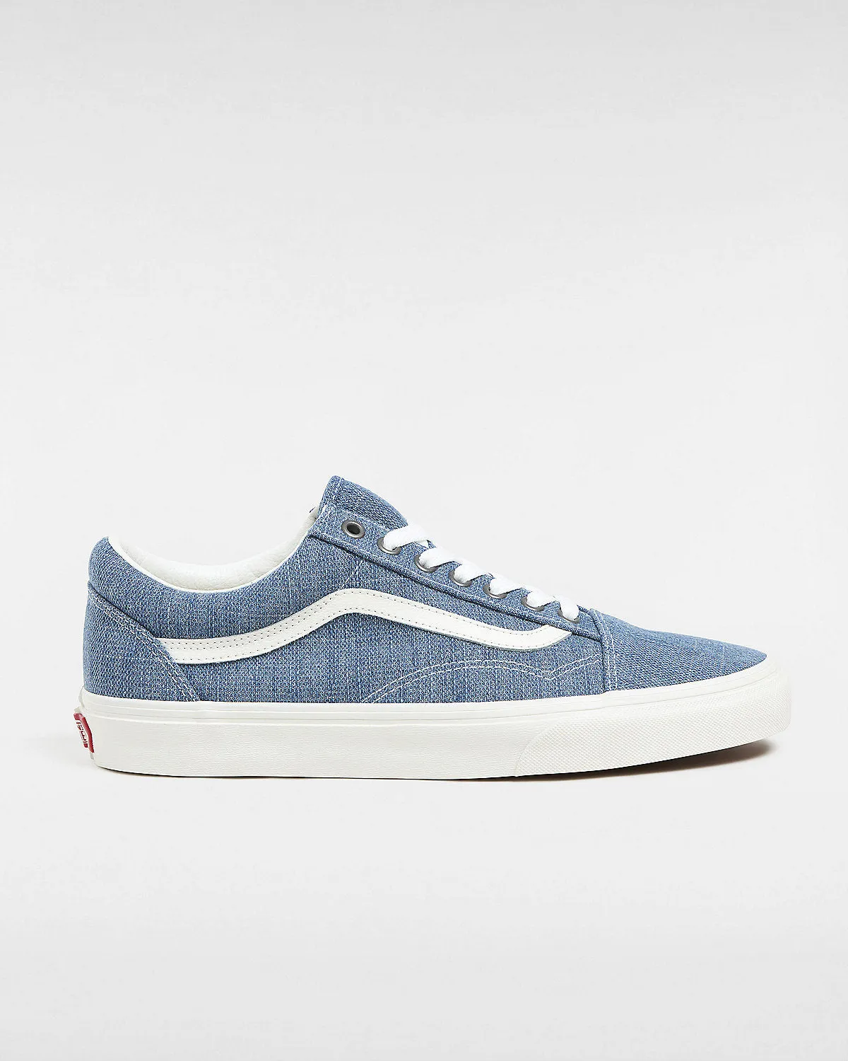 VANS Unisex Old Skool Threaded Denim Trainers - Blue / White