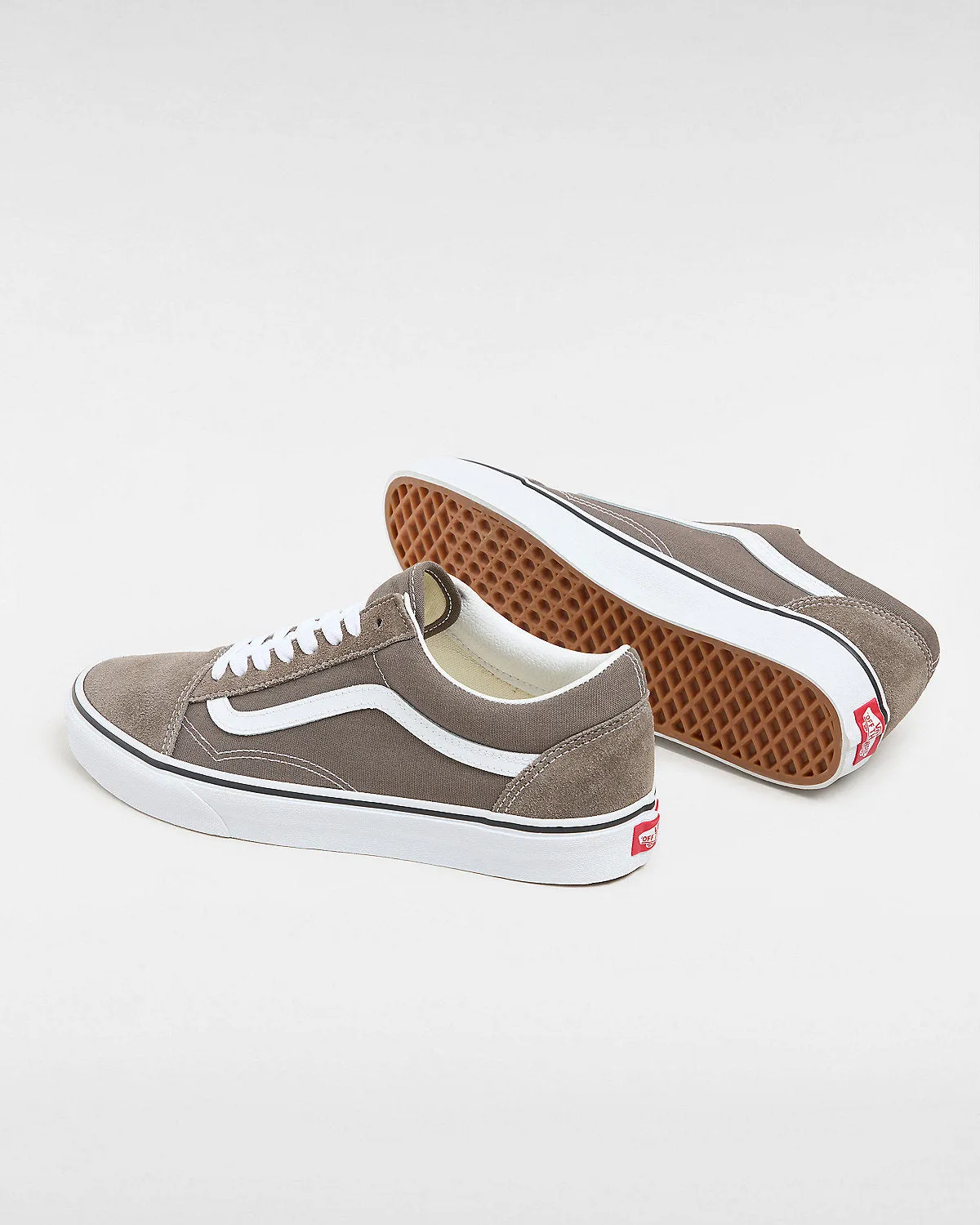 VANS Unisex Old Skool Trainers - Bungee Cord Grey