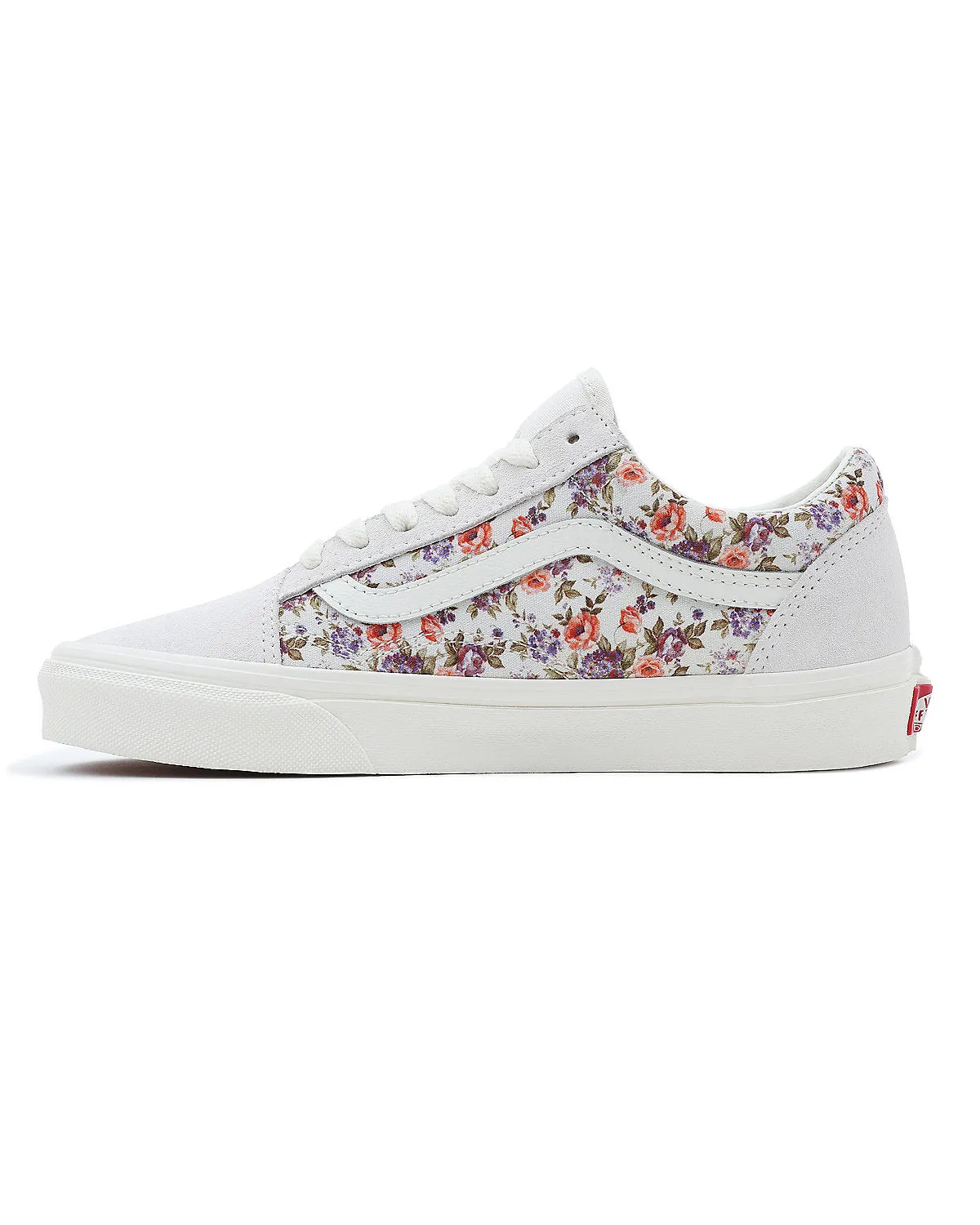 VANS Unisex Old Skool Vintage Floral Trainers - Marshmallow