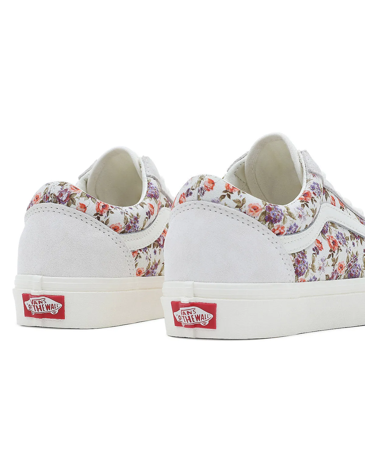 VANS Unisex Old Skool Vintage Floral Trainers - Marshmallow