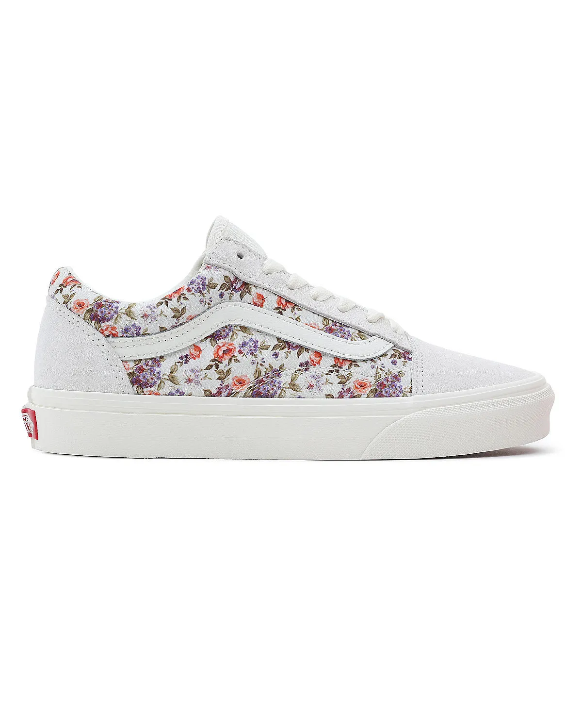 VANS Unisex Old Skool Vintage Floral Trainers - Marshmallow