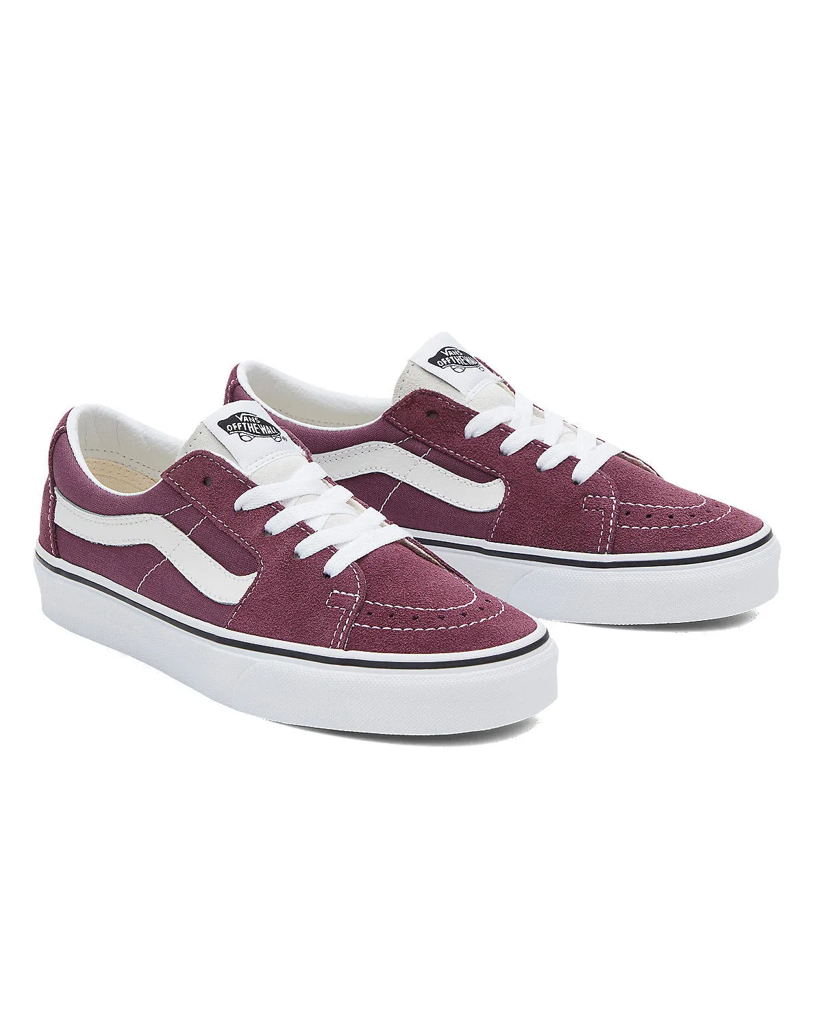 VANS Unisex Sk8-Low Vacation Casuals Trainers - Plum