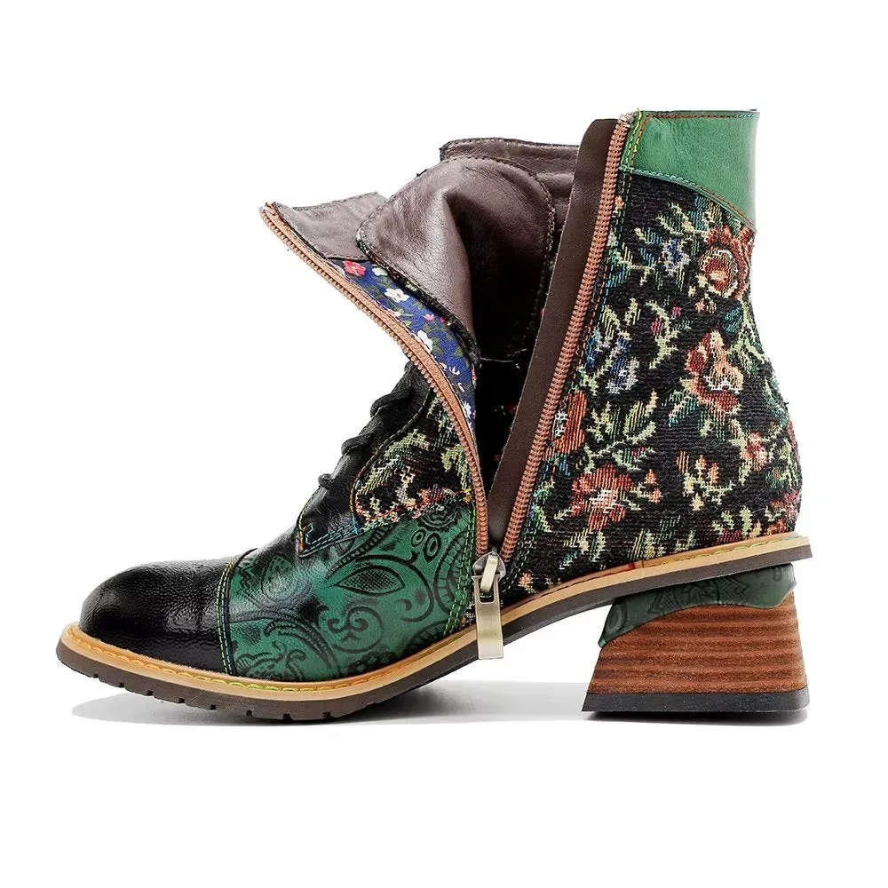 Veltique Chic Ankle Zippers