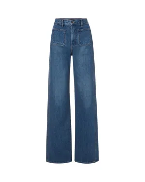 VERONICA BEARD TAYLOR HIGH RISE WIDE LEG JEAN