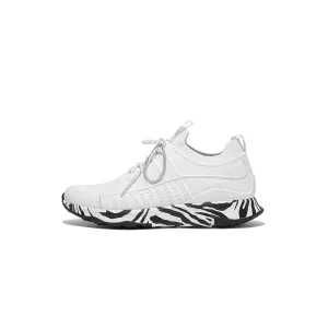 VITAMIN FF Zebra-Sole Knit Sports Trainers