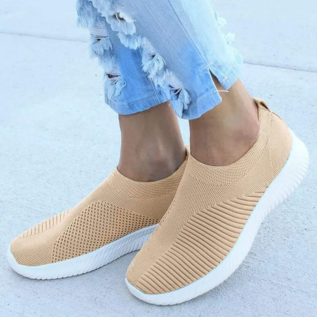 Women's Fashion Sneaker Mesh Slip On Black Non Slip Shoes for Women Comfortable Women Walking Shoes Loafers for Women 2024 High Top Sneakers for Men