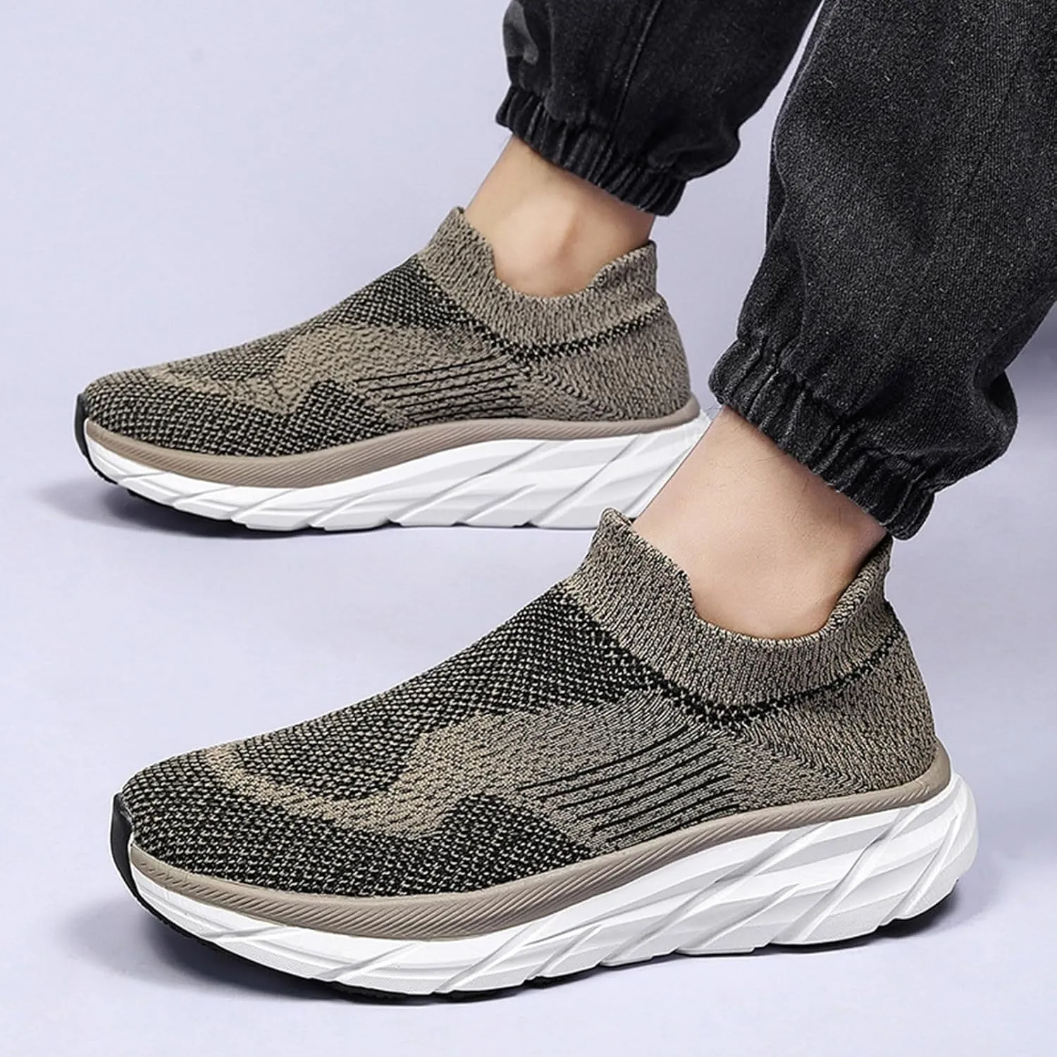 Womens Tennis Shoes Womens Sneakers Slip On Walking Shoes Breathable Running Shoes Lightweight Non Slip Workout Shoes