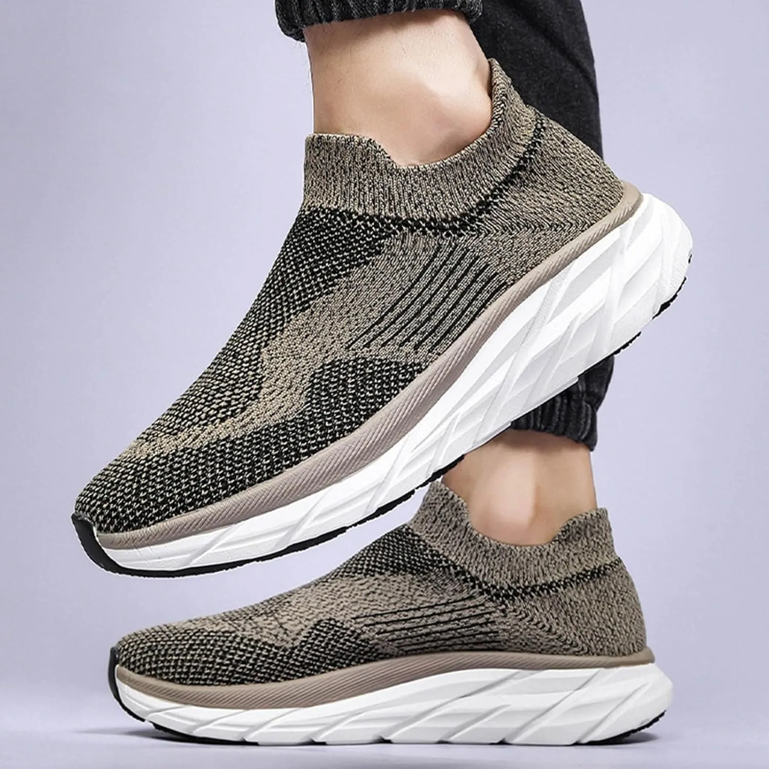 Womens Tennis Shoes Womens Sneakers Slip On Walking Shoes Breathable Running Shoes Lightweight Non Slip Workout Shoes