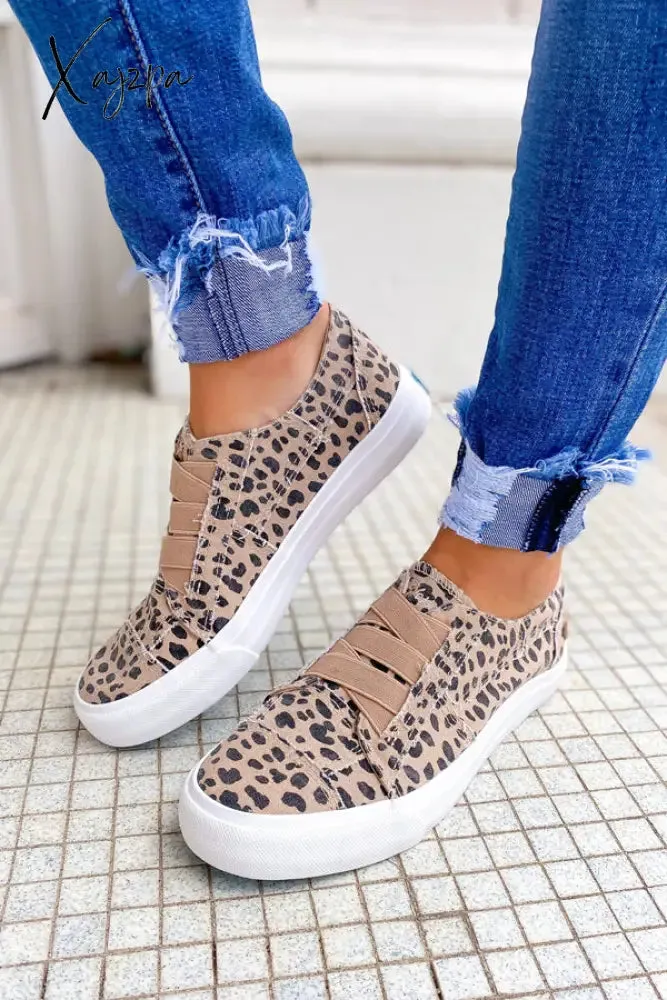 Xajzpa - Love You A Latte Slip On Sneakers