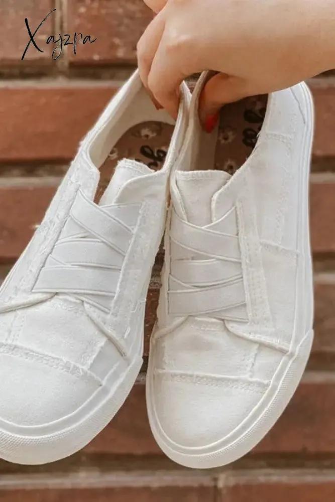 Xajzpa - Love You A Latte Slip On Sneakers