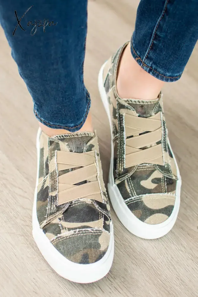 Xajzpa - Love You A Latte Slip On Sneakers