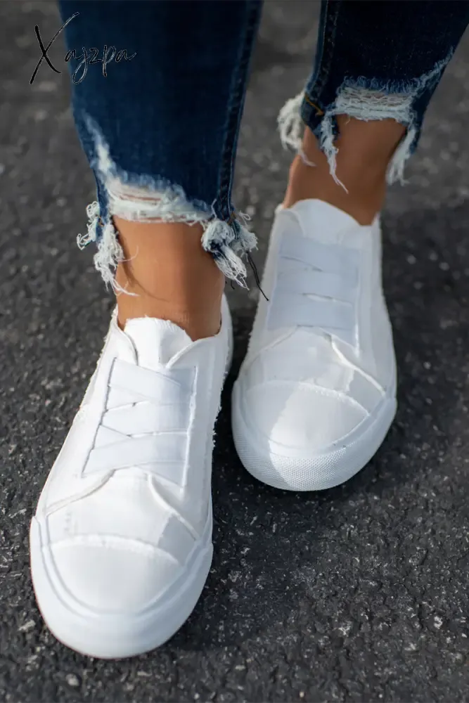 Xajzpa - Love You A Latte Slip On Sneakers