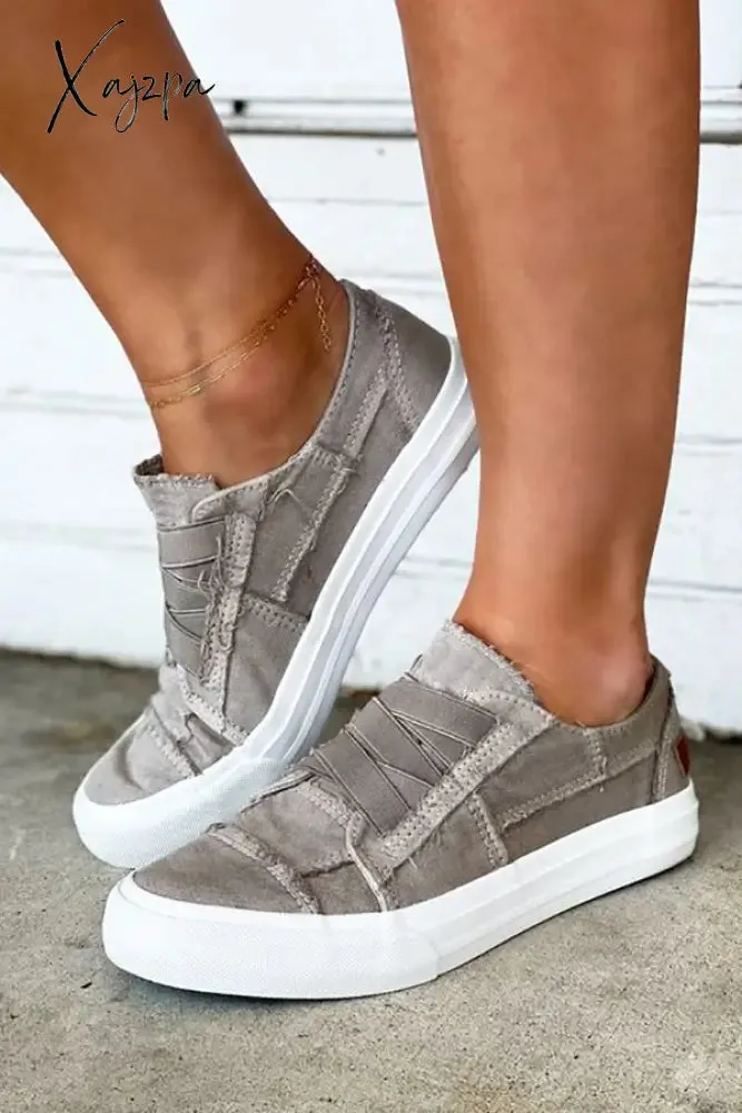 Xajzpa - Love You A Latte Slip On Sneakers